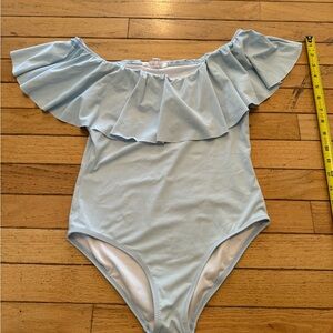 Girl/Tween Stell Cove light blue swimsuit size 14